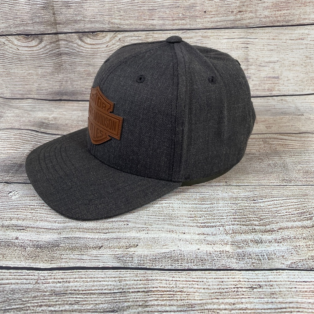 Harley-Davidson - Scottsdale AZ - Gray Cap with Leather Patch NWOT